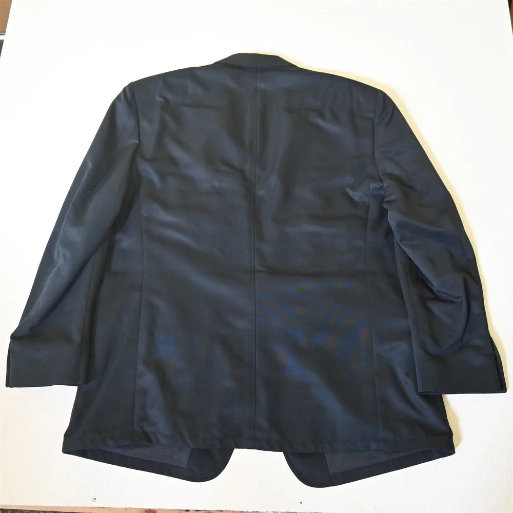 TravelSmith 50R Navy Blue Wash Wear USA Made Mens Blazer Suit‎ Jacket Sport Coat